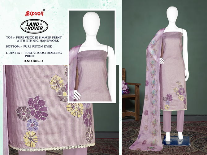 Land Rover 2805 By Bipson Viscose Printed Dress Material Wholesale Shop In Surat